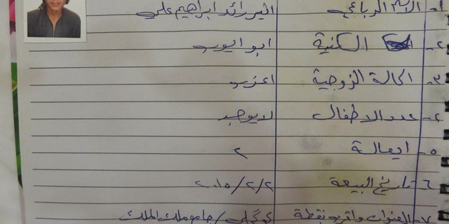 Teen fighter Atheer Ali's entry in an Islamic State registry.