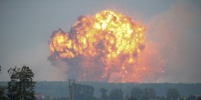 Thousands Evacuated In Ukraine After Ammunition Explosions | Fox News