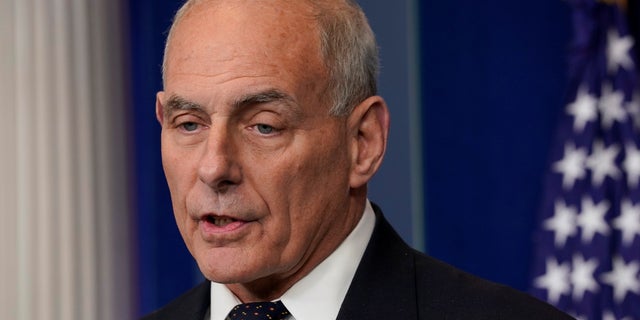 John Kelly took over as White House chief of staff in July 2017.