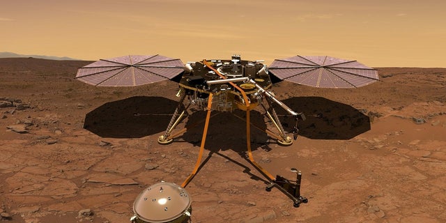 The Mars InSight probe will be used to monitor the environement around the spacecraft, NASA says.