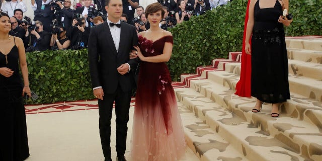 Scarlett Johansson attended the event with boyfriend Colin Jost.