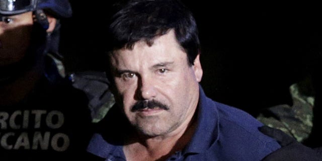 El Chapo after being recaptured in 2016.