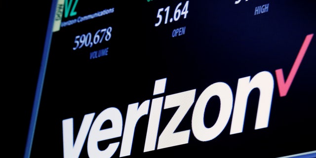 The ticker and trading information for Verizon is displayed on June 9, 2016.