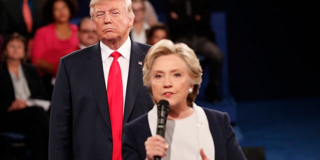 Speaking to “Black-ish” star Yara Shahidi, Hillary Clinton said it would have felt "really satisfying" to tell then-GOP presidential candidate Donald Trump to, "back up, you creep!" during a debate.