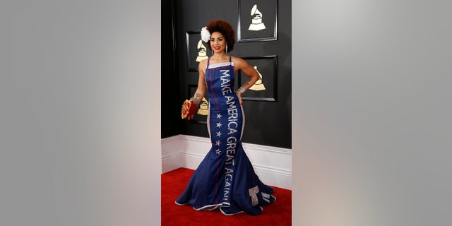 Singer Joy Villa, who became known for wearing a "Make America Great Again" dress to the Grammys, is mulling a congressional bid.