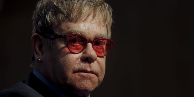 Elton John announced his mother had died.