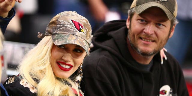 Recording artist Gwen Stefani (left) and country singer boyfriend Blake Shelton.