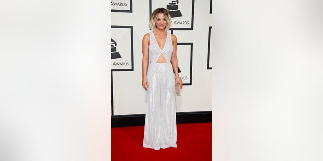 Actress Kaley Cuoco arrives at the 58th Grammy Awards in Los Angeles, California February 15, 2016. REUTERS/Danny Moloshok - RTX2731H
