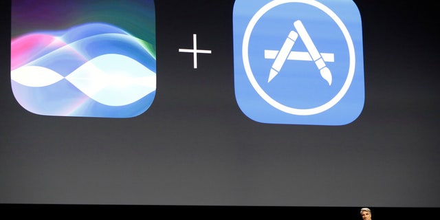 Craig Federighi, Senior Vice President of Software Engineering for Apple Inc., announces that the company's Siri assistant for iOS will be opened for developers at the company's World Wide Developers Conference in San Francisco, California, U.S. June 13, 2016.