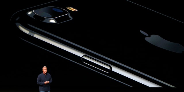 Phil Schiller, Senior Vice President of Worldwide Marketing at Apple Inc, discusses the iPhone 7 during an Apple media event in San Francisco, California, U.S. September 7, 2016.