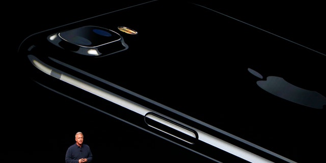 Phil Schiller, Senior Vice President of Worldwide Marketing at Apple Inc, discusses the iPhone 7 during an Apple media event in San Francisco, California, U.S. September 7, 2016.
