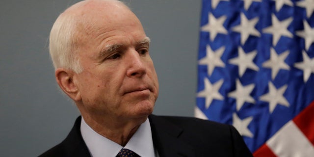 Months later, President Trump still attacks Sen. John McCain, R-Ariz., for his vote against a skinny repeal of ObamaCare.