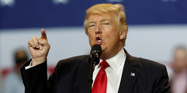 U.S. President Donald Trump holds a rally at the Kentucky Exposition Center in Louisville, Kentucky, U.S. March 20, 2017. REUTERS/Jonathan Ernst - RTX31X2C