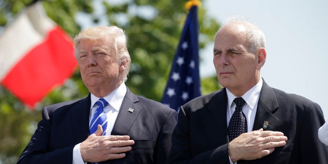 President Trump originally tapped John Kelly to lead the Department of Homeland Security.
