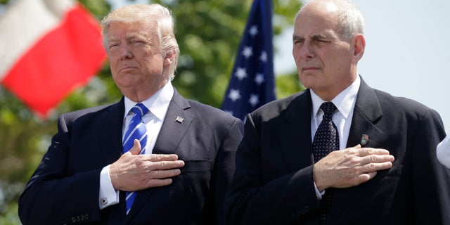 President Trump originally tapped John Kelly to lead the Department of Homeland Security.