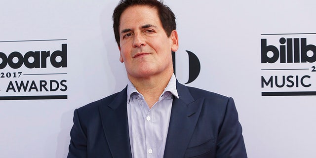 "Shark Tank" star Mark Cuban attends the 2017 Billboard Music Awards in Las Vegas.