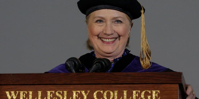 While delivering a commencement address at Wellesley College, Hillary Clinton jabbed President Trump multiple times and compared him to former President Richard Nixon.