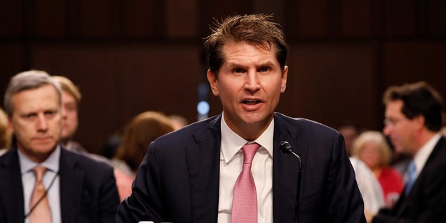 Bill Priestap testifying in 2017 during a hearing into alleged collusion between Russia and the Trump campaign.