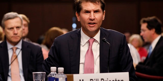 Bill Priestap testifying in 2017 during a hearing into alleged collusion between Russia and the Trump campaign.