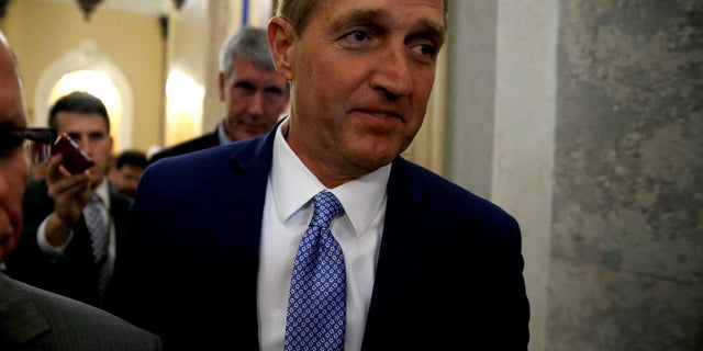 Sen. Jeff Flake, R-Ariz., has stood at odds with President Trump, especially since he announced his retirement from Congress.