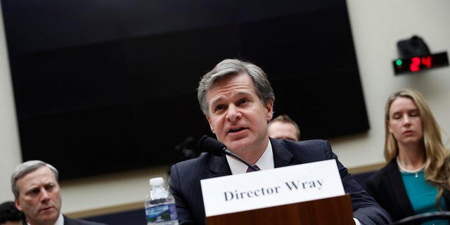 FBI Director Christopher Wray is seen in December 2017.