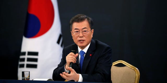 South Korean President Moon Jae-in said President Trump deserved "big credit" for the talks between the North and the South.