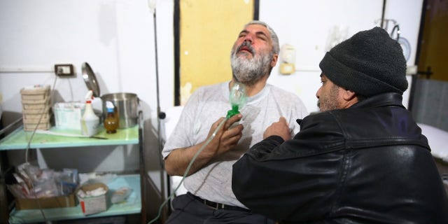 Activists and rescue teams accused the Syrian government on launching a gas attack on civilians.