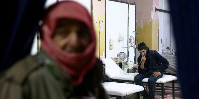 Many of the civilians were reportedly suffering from suffocation, rescue teams and activists said.