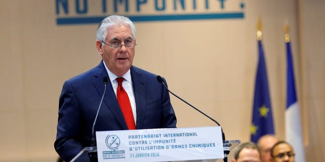 Secretary of State Rex Tillerson.