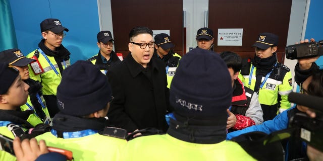 The Kim lookalike said he was detained by police for about 30 minutes.