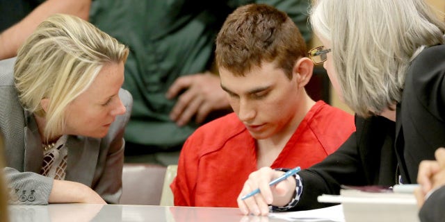Nikolas Cruz appeared in court on Monday.