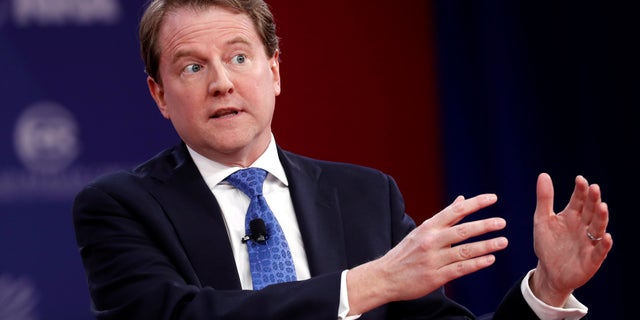 Don McGahn was appointed White House counsel in November 2016.