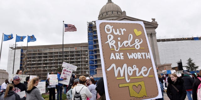 The Oklahoma teachers union is demanding a $10,000 raise for teachers over the next three years as well as a $5,000 pay increase for other school officials.