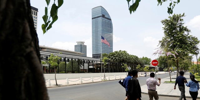 At least 32 employees at the U.S. Embassy in Cambodia were fired for allegedly sharing pornographic material.