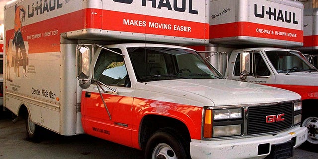 A search is underway for a similar U-Haul truck after a man found with gunshot wounds on Interstate 95 in New York.