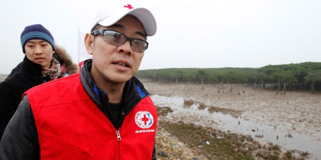 Jet Li, Goodwill Ambassador for the International Federation of the Red Cross and Red Crescent Societies, in 2011. He was diagnosed with hyperthyroidism in 2010.