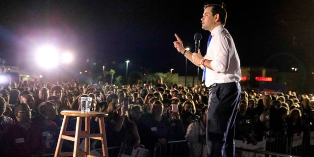 Republican presidential candidate Sen. Marco Rubio in Ponte Vedra Beach, Fla., Tuesday, March 8, 2016.