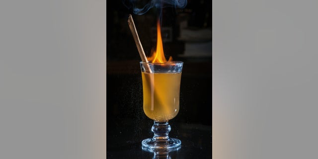 Warm up with this bourbon-infused Thanksgiving cocktail.