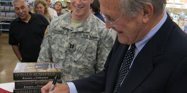 Former Defense Sec. Donald Rumsfeld, May 25, 2011 (Fox News Photo)