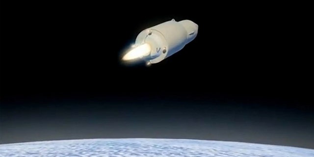 During a speech to lawmakers, Russian President Vladimir Putin showed images of a hypersonic weapon dubbed Avangard that can apparently reach Mach 20. Credit: Ministry of Defense of the Russian Federation