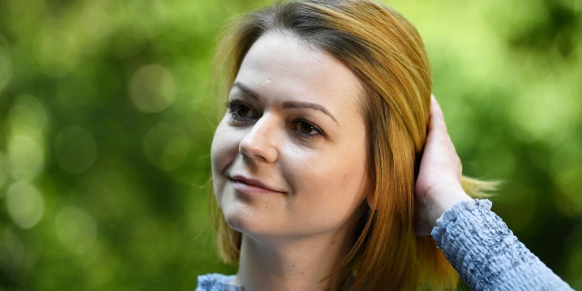 Yulia Skripal poses for the media during an interview in London, Wednesday May 23, 2018. Yulia Skripal says recovery has been slow and painful, in first interview since nerve agent poisoning.