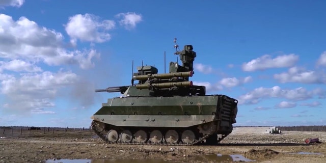 The new “Uran-9” robo-tank has already been deployed in Syria (Facebook/Ministry of Defence of the Russian Federation)