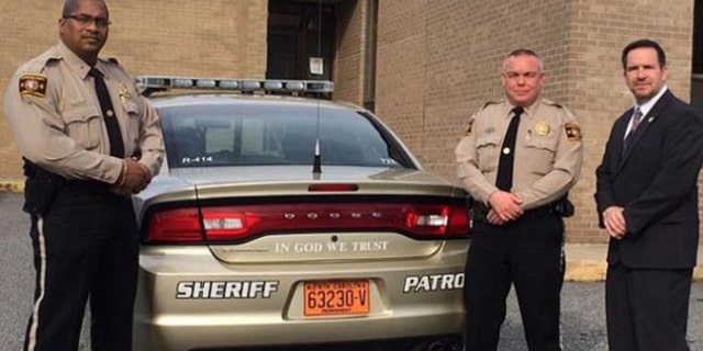 Lt. Leon Godlock, Lt Warren Sprouse and Sheriff Chris Francis. (Rutherford County Sheriff's Office)