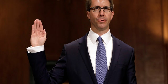 The effectiveness of the blue slip change was demonstrated Wednesday in the confirmation hearing of President Trump's nominee for the Ninth Circuit Court of Appeals, Ryan Bounds (above). Home state Senators Ron Wyden and Jeff Merkley opposed his nomination, but the blue slip change means they can't block him.