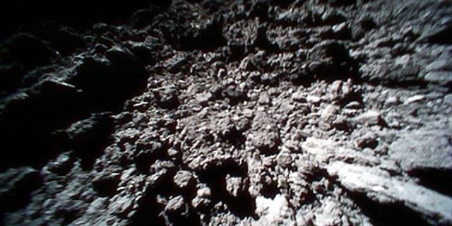 Surface image from Rover-1B after landing, captured on Sept. 23