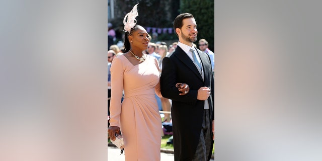 Serena Williams and Alexis Ohanian were all smiles for the May 19 festivities.