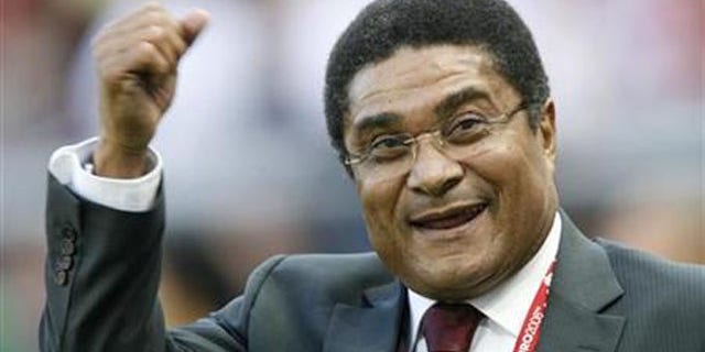 Former Benfica and Portugal star Eusebio attends a match during Euro 2008 (REUTERS)