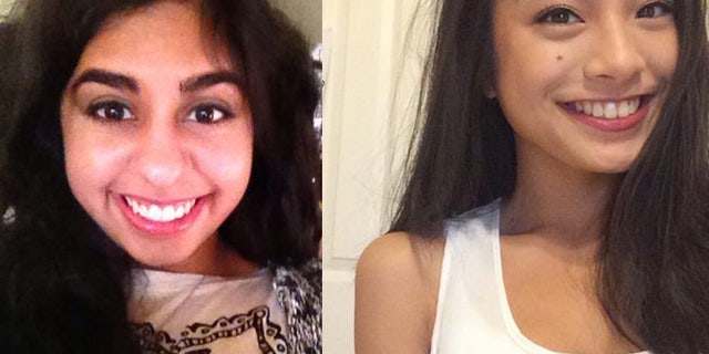 Ritu Sachdeva, left, and Hillary "Kate" Kuizon, right, were both seniors at Plano East Senior High School.