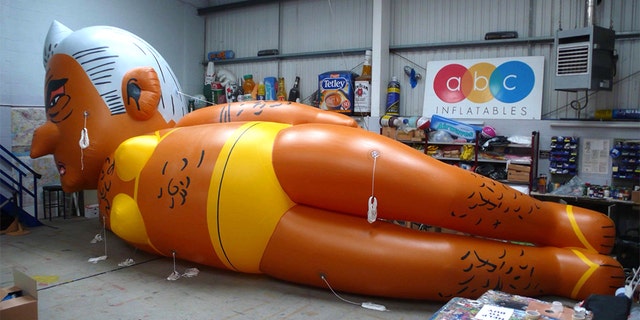 The balloon was paid for by a crowdfunding campaign.