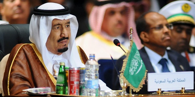 Mar 28, 2015: Saudi King Salman attends the opening meeting of the Arab Summit in Sharm el-Sheikh, in the South Sinai governorate, south of Cairo.